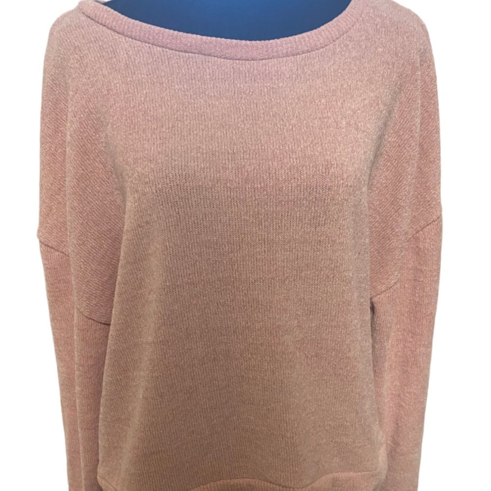 Honeydew‎ Intimates Lazy Daze lightweight Sweater pink sz L